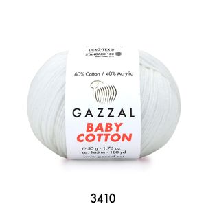 Gazzal Baby Cotton 50 gram  3410 Ekru