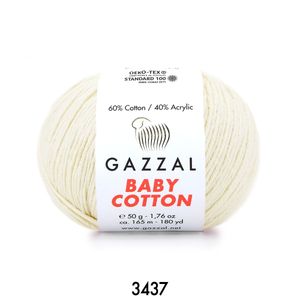 Gazzal Baby Cotton 50 gram  3437 Krem