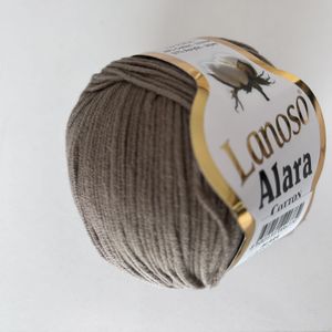 Lanoso Alara 50gr 909-VİZON KAHVE