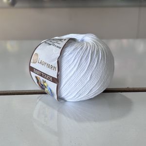Lady Yarn Baby Touch 50gr CA01-BEYAZ