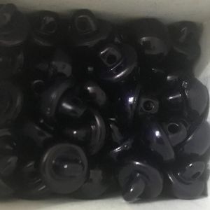 İnci Düğme 10mm (Çift) patlıcan moru