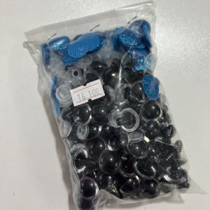 16mm Simli Göz (1 Çift) mavi
