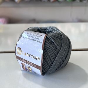 Lady Yarn Baby Touch 50gr CA032-KOYU GRİ