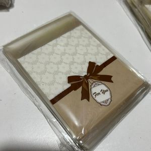 Şeffaf Poşet 10x10cm (10 adet) FOR YOU KAHVE