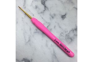 Shuma Yumuşak Silikon Saplı Yün Tiğ Pembe Saplı 2mm