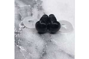 İthal Siyah Göz Amigurumi Göz(çift ) 7mm