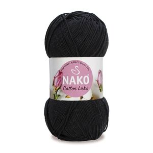 Nako Cotton Lüks 100gr 330m 97568-SİYAH