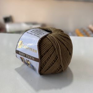 Lady Yarn Baby Touch 50gr CA08-Kahverengi(Koyu Tütün)