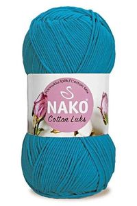 Nako Cotton Lüks 100gr 330m 97581-KOYU TURKUAZ